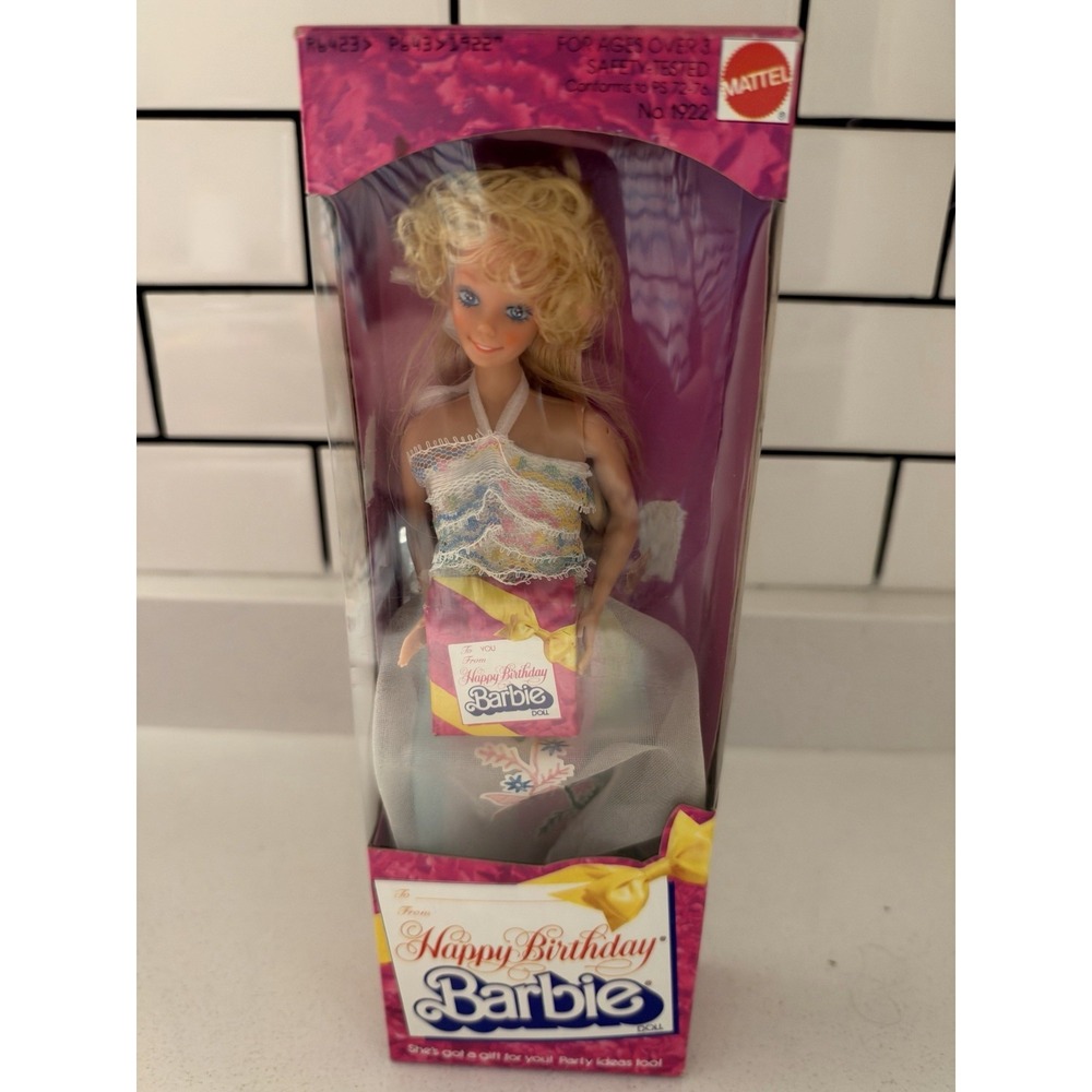 Vintage Mattel Happy Birthday Barbie Doll 1980 NRFB